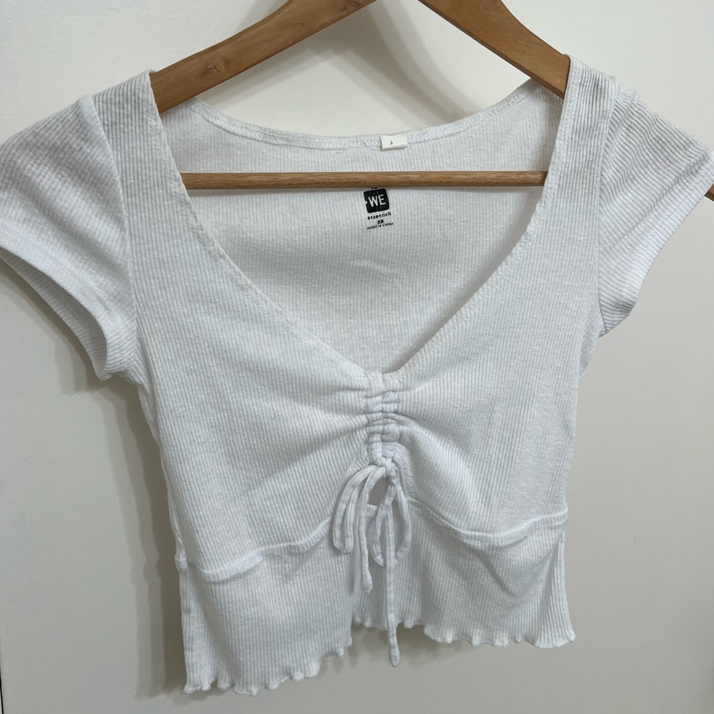 White Crop Top